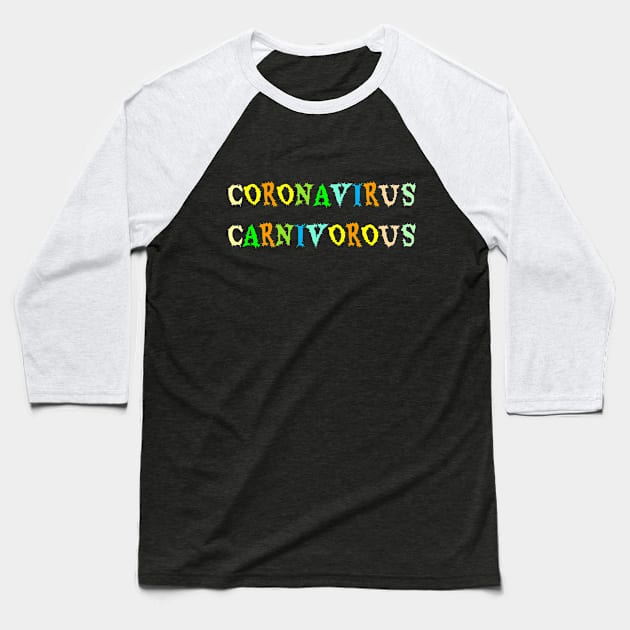 Coronavirus Baseball T-Shirt by Herbivore Nation - Vegan Gifts